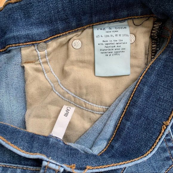 RAG & BONE Capri in Lily Dale wash - Sz 26 - Picture 6 of 11